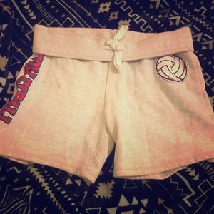 💕Cute grey athletic volleyball shorts.